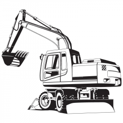 28+ Collection of Cat Excavator Clipart | High quality, free ...