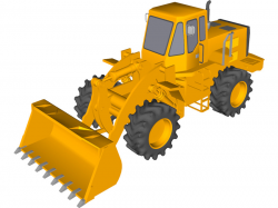 Tractor Front Loader 3D Model - 3D CAD Browser
