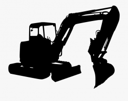 Excavator Clipart Transparent - Construction Equipment ...