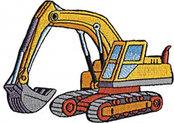 Amazon.com: Application Heavy Equipment Cartoon Excavator Patch ...