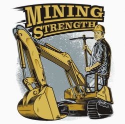 Mining Strength #excavator, #digger, #vehicle, #construction ...
