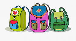 Backpack Clipart Png - Kids With Backpacks Clipart #120036 ...