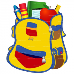 School Backpack Clipart | Clipart library - Free Clipart Images ...
