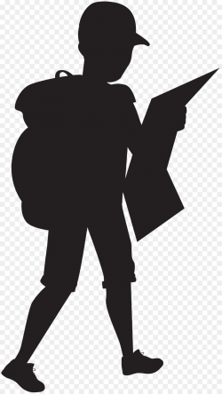 Silhouette Backpack Clip art - backpack clipart png download - 4502 ...