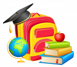 School Backpack and Decorations PNG Clipart | graduacion | Pinterest ...