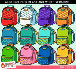 Backpack Clipart Freebie | Cute Clipart | Pinterest | Clip art ...