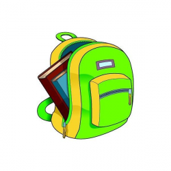 Classroom Clipart : Free Clipart : School : backpack-books found on ...