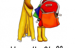 Backpack And Coat Clipart - ClipartUse