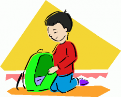 Pack Up Backpack Clipart