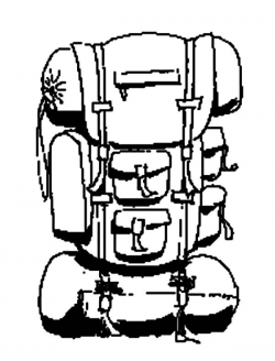 Afbeeldingsresultaat voor hiking backpack drawing | Items ...