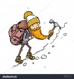 stock-vector-climber-with-huge-backpack-climbing-the-mountain ...