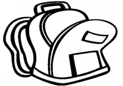 Backpack Coloring Page - Costumepartyrun
