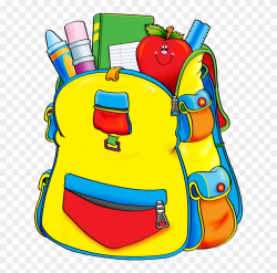 Blue School Backpack Png Clipart - School Supplies ...