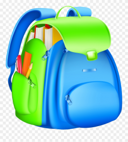 Full Backpack Clipart Collection - School Bag Clipart Png ...