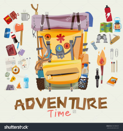 Adventure backpack clipart, explore pictures