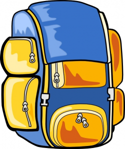Backpack clip art Free vector in Open office drawing svg ( .svg ...