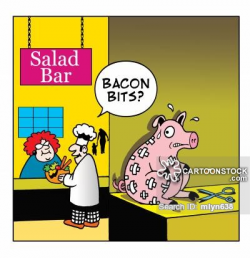 Bacon Bits Cartoons and Comics - funny pictures from CartoonStock