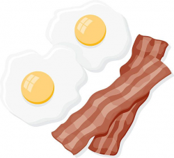 Bacon Eggs Clipart