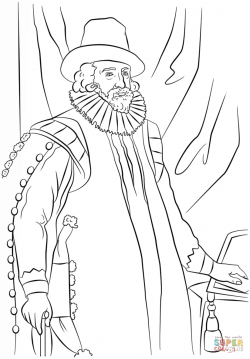 Sir Francis Bacon coloring page | Free Printable Coloring Pages