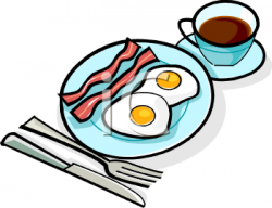 Bacon, Eggs and Coffee Clipart Image - foodclipart.com