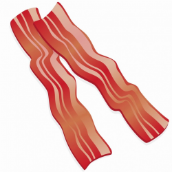 Unique Bacon Clipart Design - Digital Clipart Collection