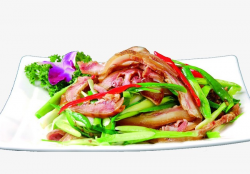 Bacon Fried Vegetables, Bacon, Twice Cooked Pork, Food PNG Image and ...