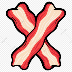 Sliced Bacon, Cartoondesign, Cartoon, Tshirtdesign PNG ...