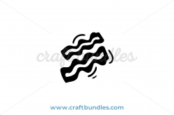 Bacon SVG Cut File | Food clipart, Silhouette vinyl and Cricut