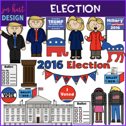 Election Clip Art - Presidential Clipart {jen hart Clip Art} by Jen ...