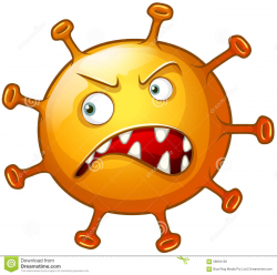 Bacteria clipart angry - Pencil and in color bacteria clipart angry