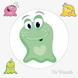 Cute Bacteria, Comics Cartoon Bacteria, Cartoon Monster, Comics PNG ...