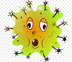Bacteria Germ theory of disease Cartoon Clip art - Bacteria ...