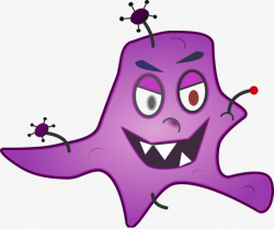 Purple Bacteria, Purple, Germ, Bacterial PNG Image and Clipart for ...