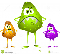 Bacteria clipart virus - Pencil and in color bacteria clipart virus