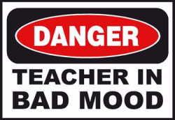 danger-teacher-bad-mood | Clipart Panda - Free Clipart Images