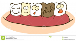 Decay clipart unhealthy tooth - Pencil and in color decay clipart ...
