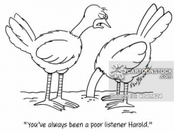 Poor Listener Cartoons and Comics - funny pictures from CartoonStock