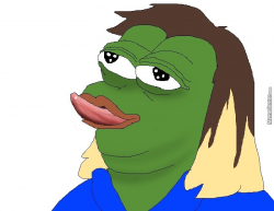 Pepe the frog feels bad man clipart