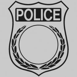 Amazing Blank Badge Template Police With 58725 Free - Blank Template ...