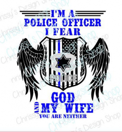 Blue Lives Matter SVG / police badge svg / Law Officer SVG / police ...