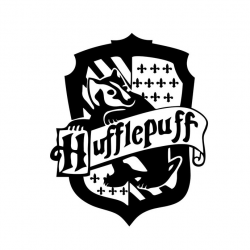Hufflepuff Harry Potter House Badge Crest by vectordesign on Zibbet