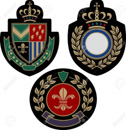 Classical Insigina Emblem Badge Shield Royalty Free Cliparts ...
