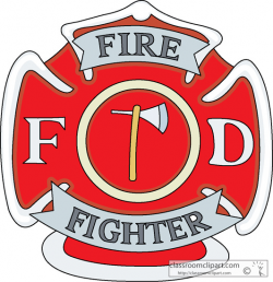 Firefighter Badge Clipart