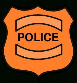 Amazing Of Police Officer Badge Clipart - Letter Master