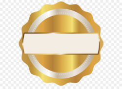 Badge Clip art - Gold Seal Badge PNG Clipart Image png download ...