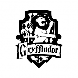 Gryffindor Harry Potter House Badge Crest by vectordesign on Zibbet