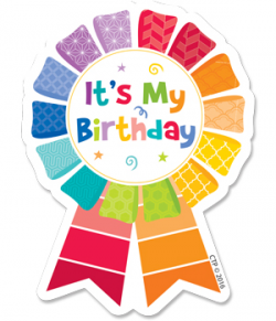 Creative Teaching Press - Painted Palette Happy Birthday Badge
