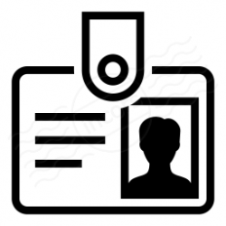 IconExperience » I-Collection » Id Badge Icon