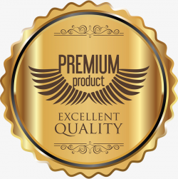 Metal Texture Quality Badge, High Quality, Product Label, Gold Badge ...