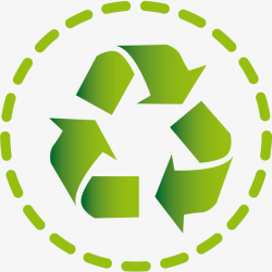 Green Recycling Badge Logo, Green, Badge, Sign PNG Image and Clipart ...
